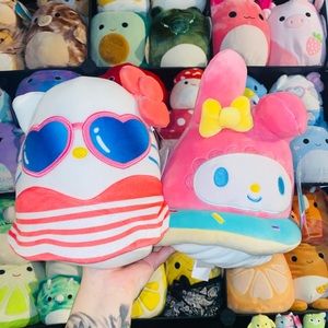 Squishmallow Sanrio Hello Kitty and My Melody